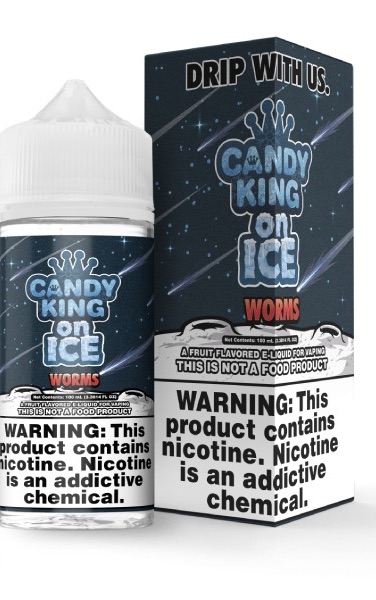 Sour Worms ON ICE - Candy King - 100ml