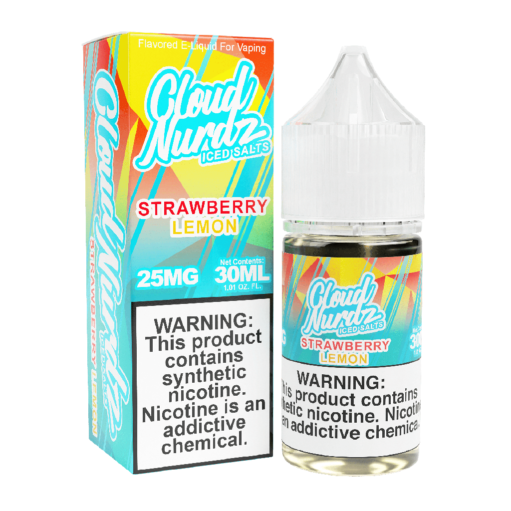 Strawberry Lemon ICE SALT - Cloud Nurdz - 30ml