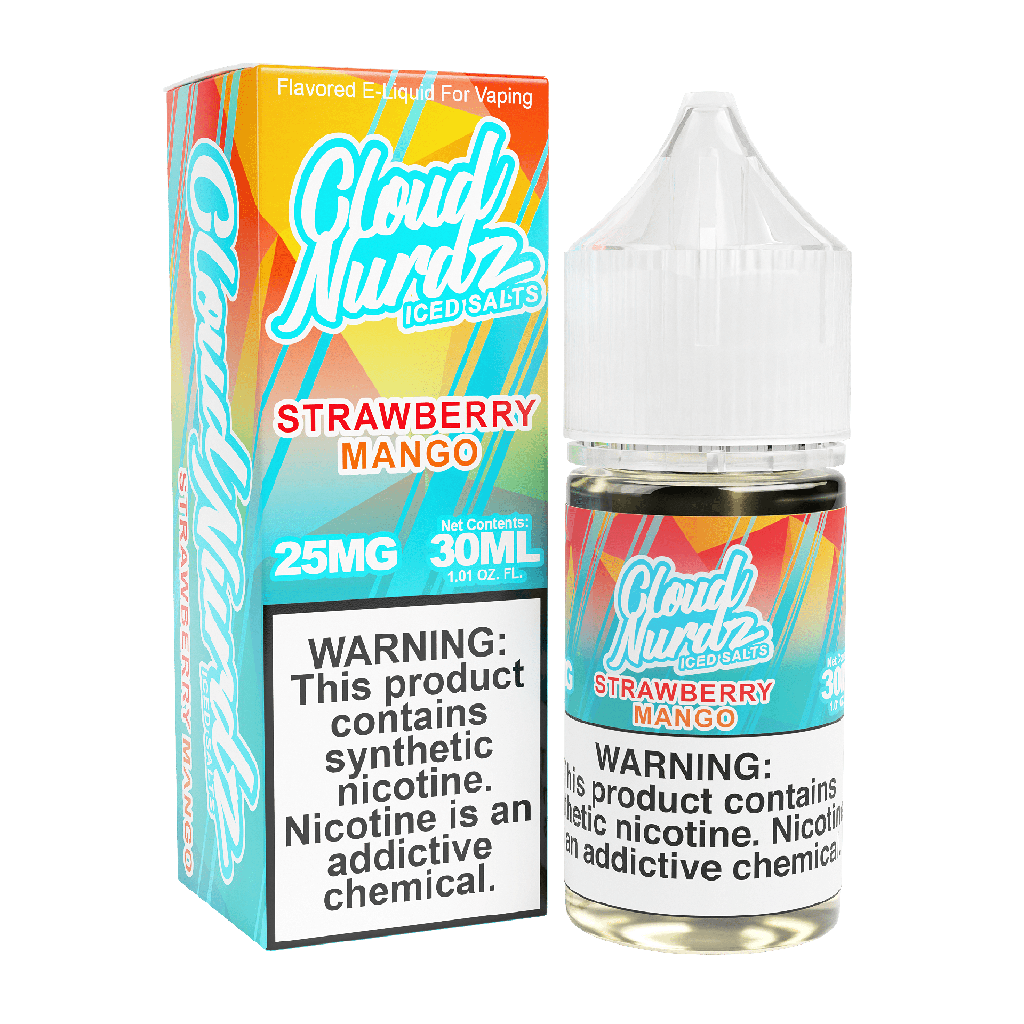 Strawberry Mango ICE SALT - Cloud Nurdz - 30ml