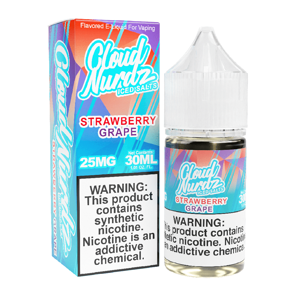 Strawberry Grape ICE SALT - Cloud Nurdz - 30ml