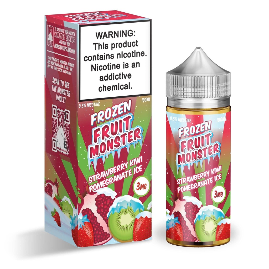 Strawberry Kiwi Pomegranate ICE - Fruit Monster - 100ml