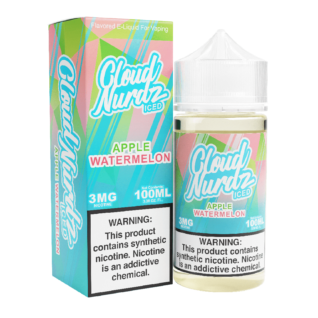 Apple Watermelon ICE - Cloud Nurdz - 100ml