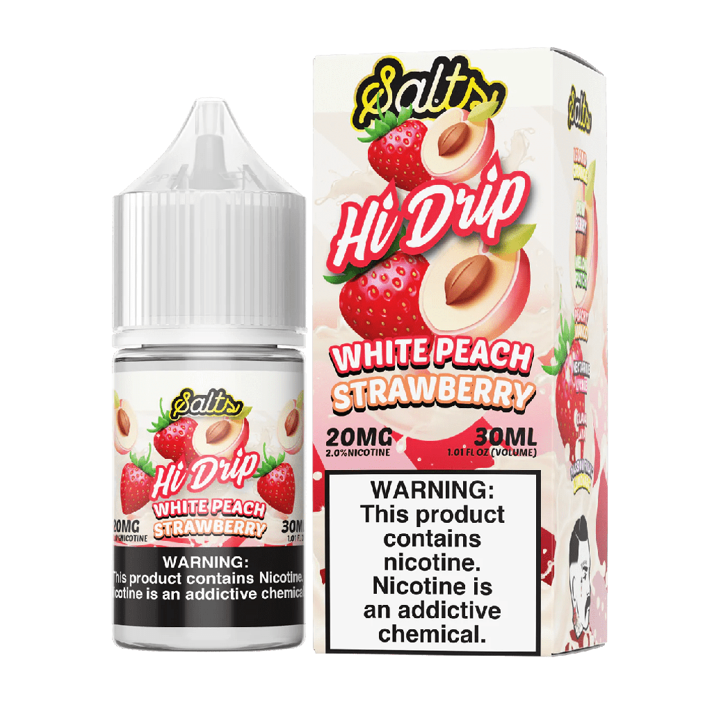 White Peach Strawberry SALT - Hi Drip - 30ml
