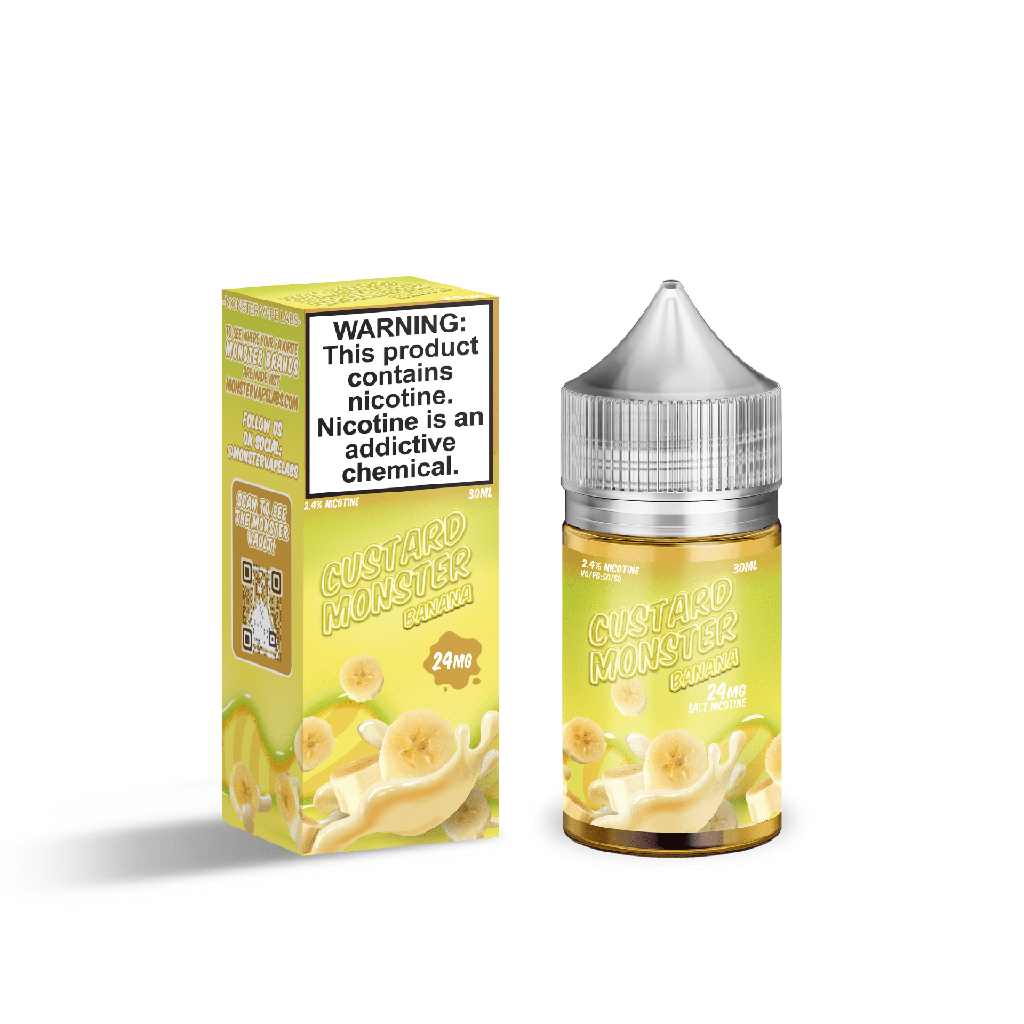 Banana Custard SALT - Custard Monster - 30ml