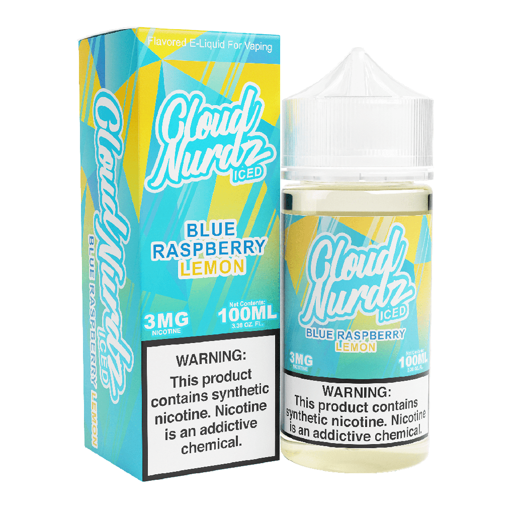 Blue Raspberry Lemon ICE - Cloud Nurdz - 100ml