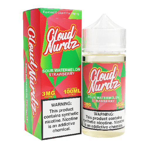 Sour Watermelon Strawberry - Cloud Nurdz - 100ml