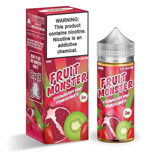Strawberry Kiwi Pomegranate - Fruit Monster - 100ml