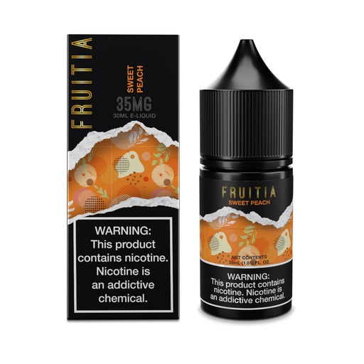 Sweet Peach Soda SALT - Fruitia - 30ml