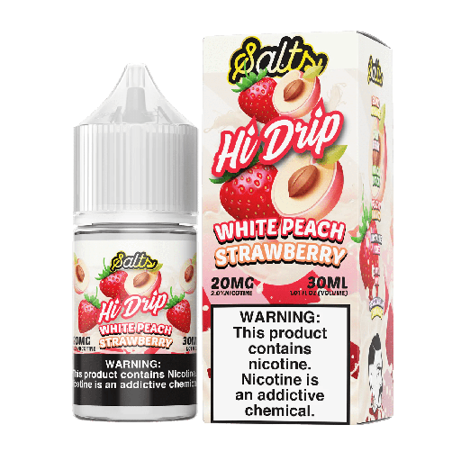 White Peach Strawberry SALT - Hi Drip - 30ml