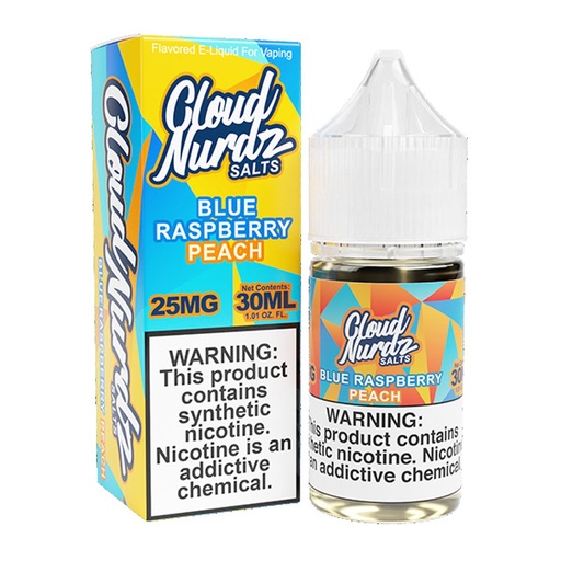 Peach Blue Razz SALT - Cloud Nurdz - 30ml