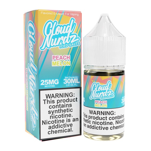 Peach Melon ICE SALT - Cloud Nurdz - 30ml