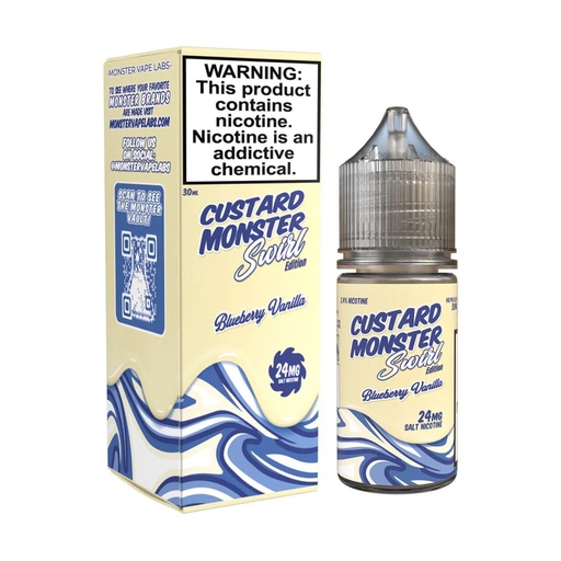 Blueberry Vanilla SALT - Custard Monster - 30ml