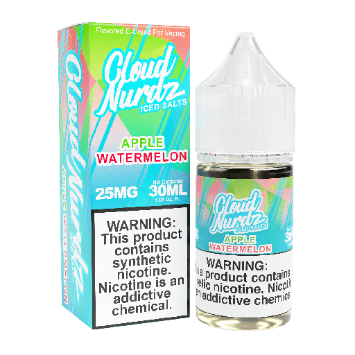 Apple Watermelon ICE SALT - Cloud Nurdz - 30ml