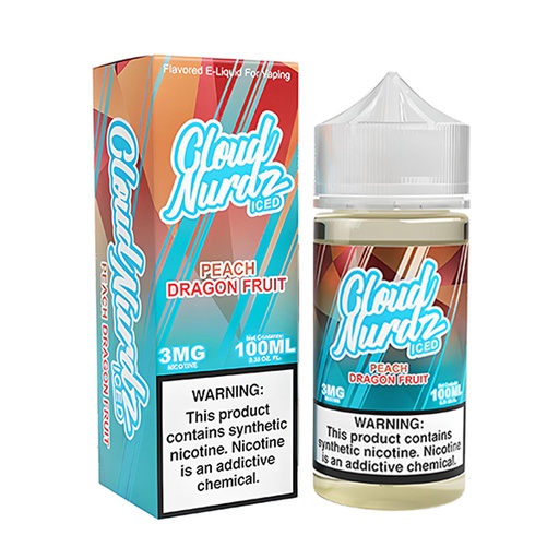 Peach Dragon Fruit ICE - Cloud Nurdz - 100ml
