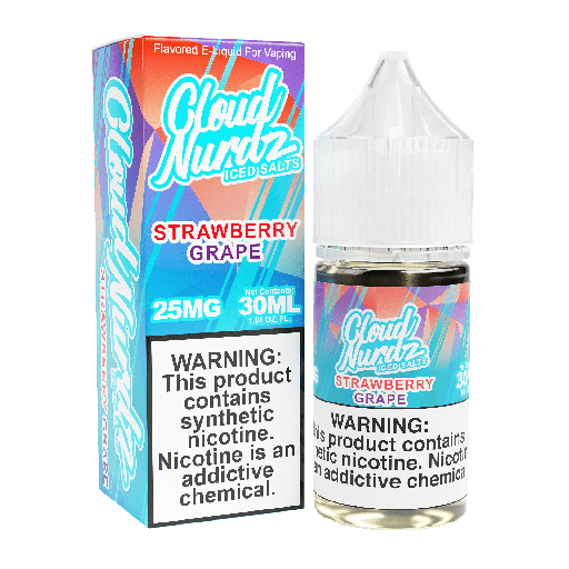 Strawberry Grape ICE SALT - Cloud Nurdz - 30ml