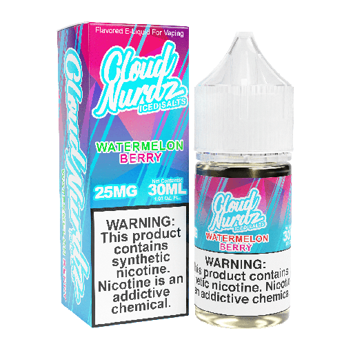 Watermelon Berry ICE SALT - Cloud Nurdz - 30ml
