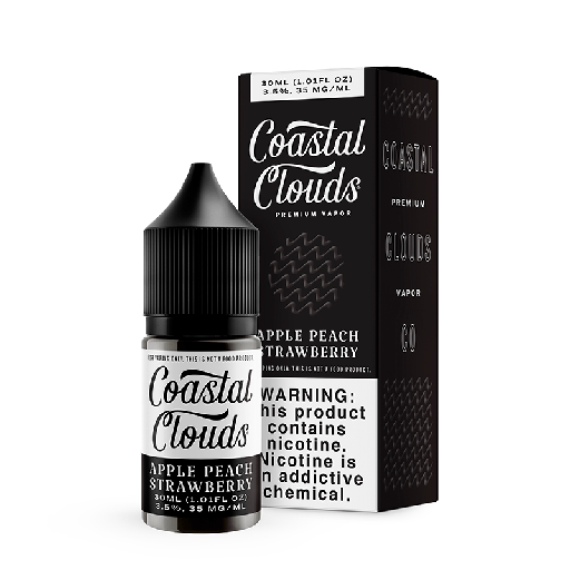 Apple Peach Strawberry SALT - Coastal Clouds - 30ml